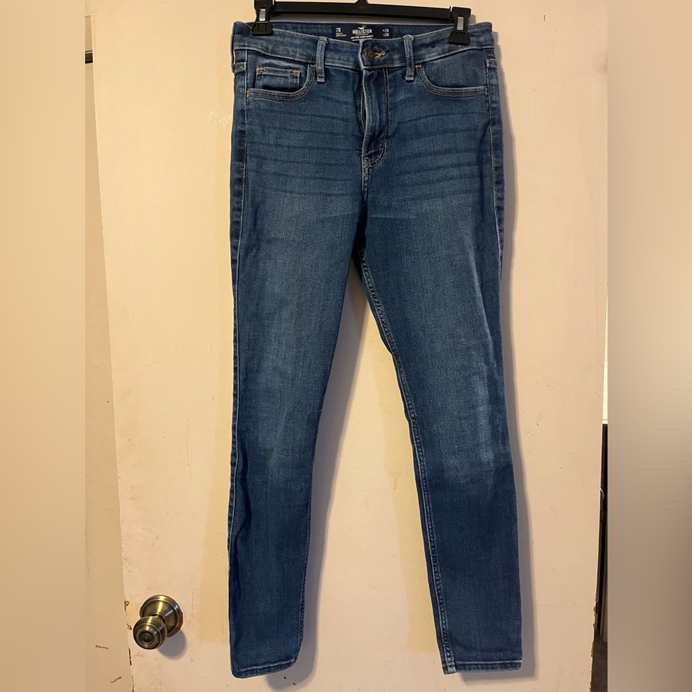 Hollister 7R high rise super skinny jeans